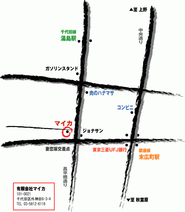 map for mica